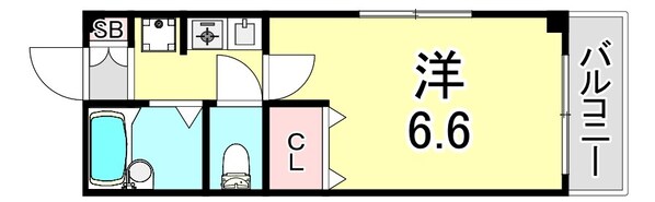 フレール奥須磨の物件間取画像